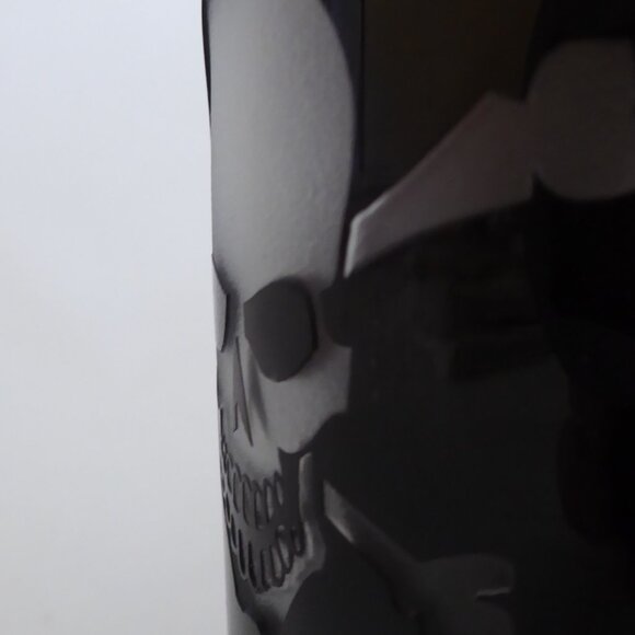 NEW SKULL CROSSBONES GLASS COCKTAIL SHAKER TOXIC SPIRITS NAPKINS ABSINTHE SPOON - Picture 10 of 15